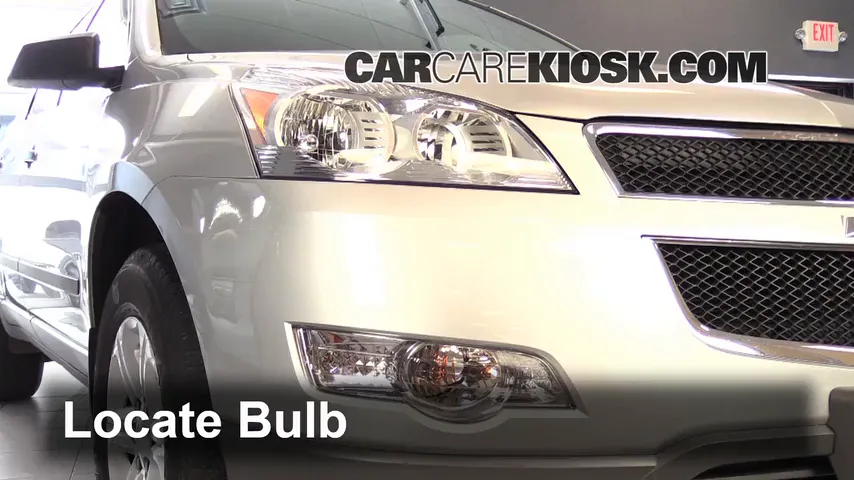 2012 Chevrolet Traverse LS 3.6L V6 Éclairage Feux de croisement (remplacer l'ampoule)